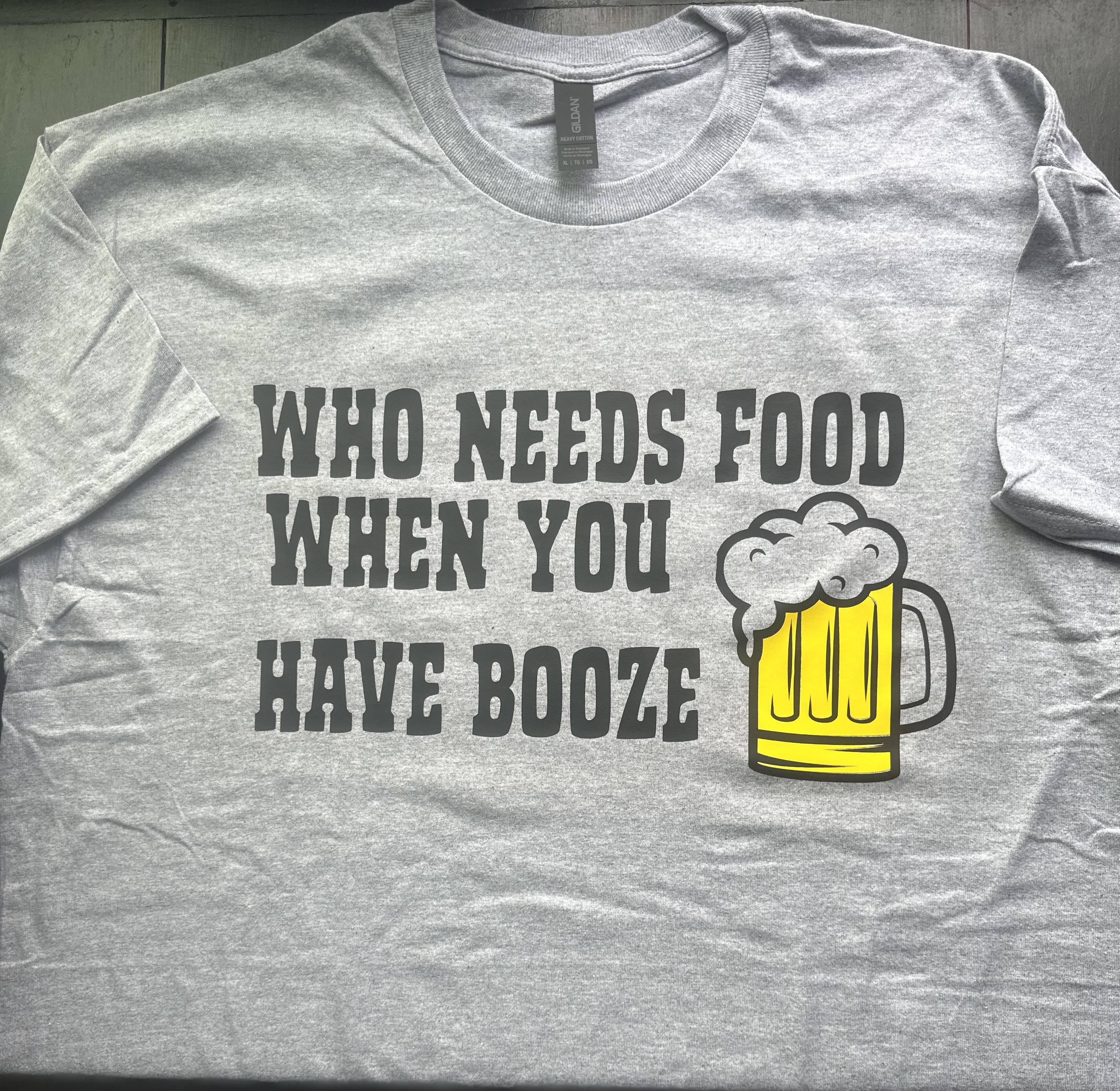 Booze over Food